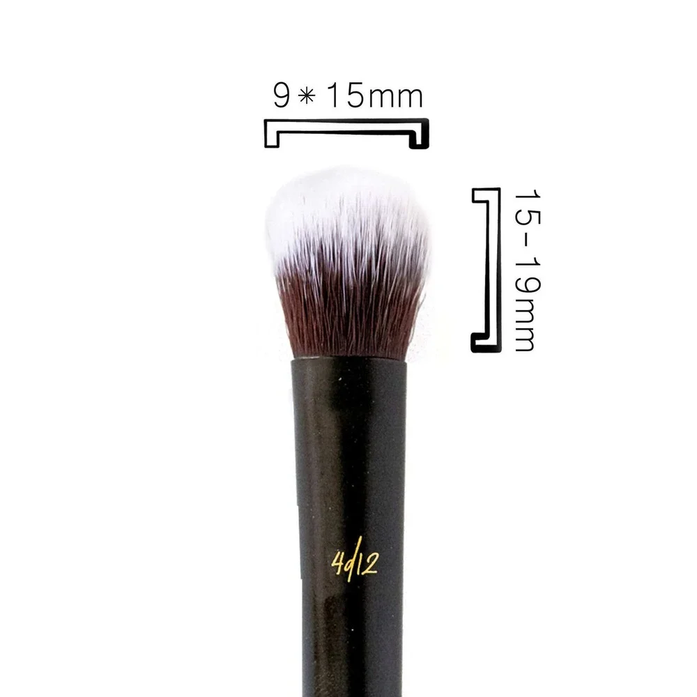 Siara Martin Beauty 4d/12 Large Fan Brush Synthetic Eye Blending Highlight Black